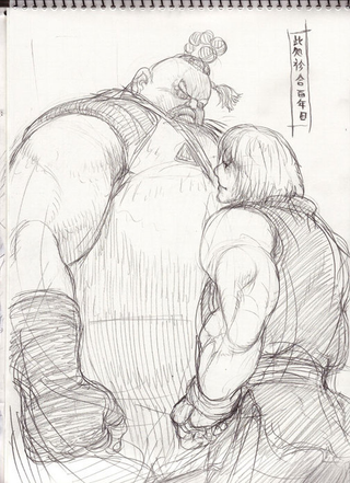 Illustration for article titled Pencils Out For This Street Fighter IV Concept Art